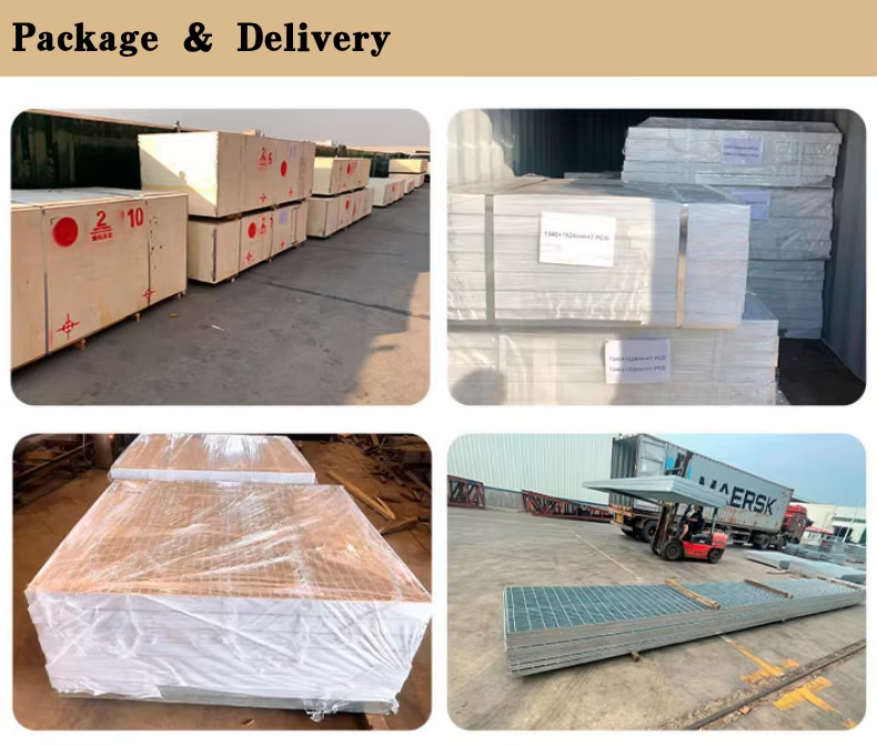 Steel bar grating package 