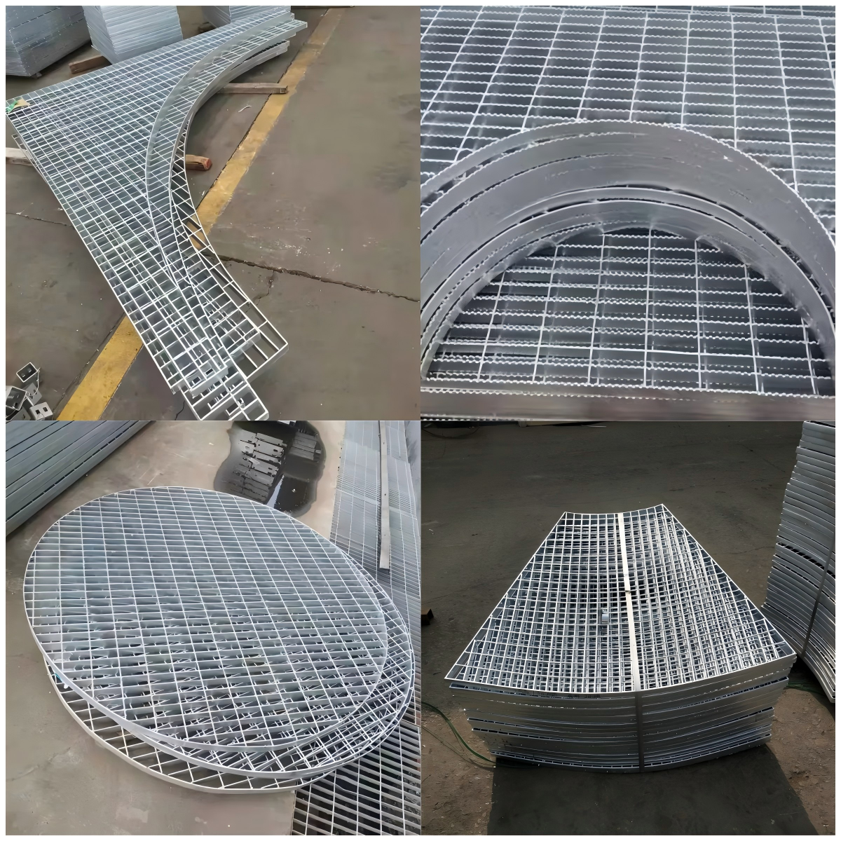 Unshaped steel grating 